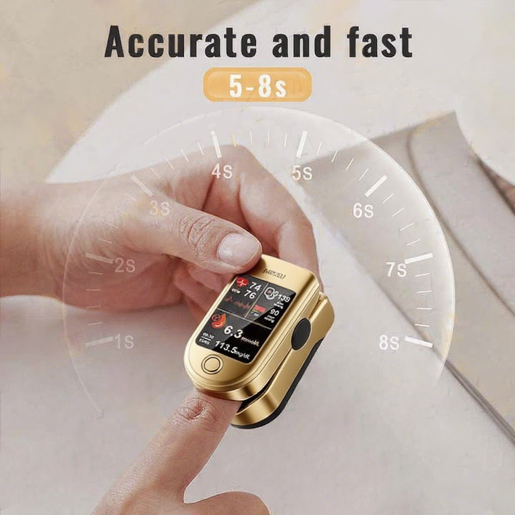 Revolutionary Non-Invasive Glucose Monitor by Crystarai™ – Smart, Painless & Made in USA
