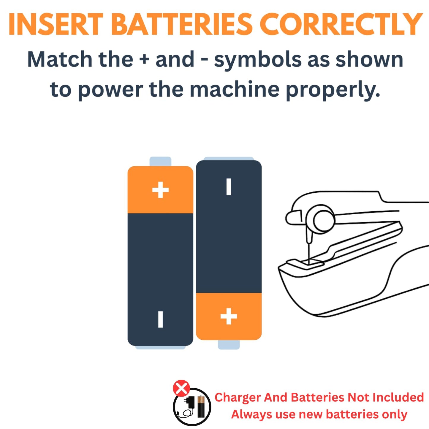 Best Quality MINI ELECTRIC CORDLESS SEWING MACHINE – Handheld & Portable For Quick Repairs & DIY Crafts