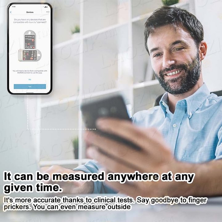 Revolutionary Non-Invasive Glucose Monitor by Crystarai™ – Smart, Painless & Made in USA