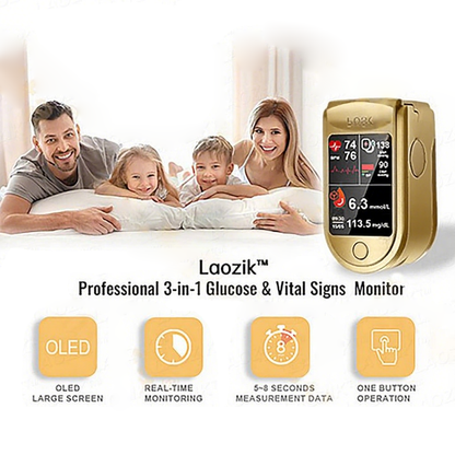 Revolutionary Non-Invasive Glucose Monitor by Crystarai™ – Smart, Painless & Made in USA