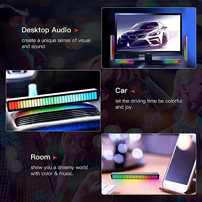💞Hot Sale 49% OFF🌟Wireless Sound Activated RGB Light Bar